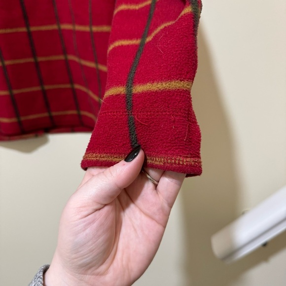 Women’s Vintage Faded Glory Plaid Fleece Western Button Down Jacket Size: S 4/6 - Picture 12 of 16